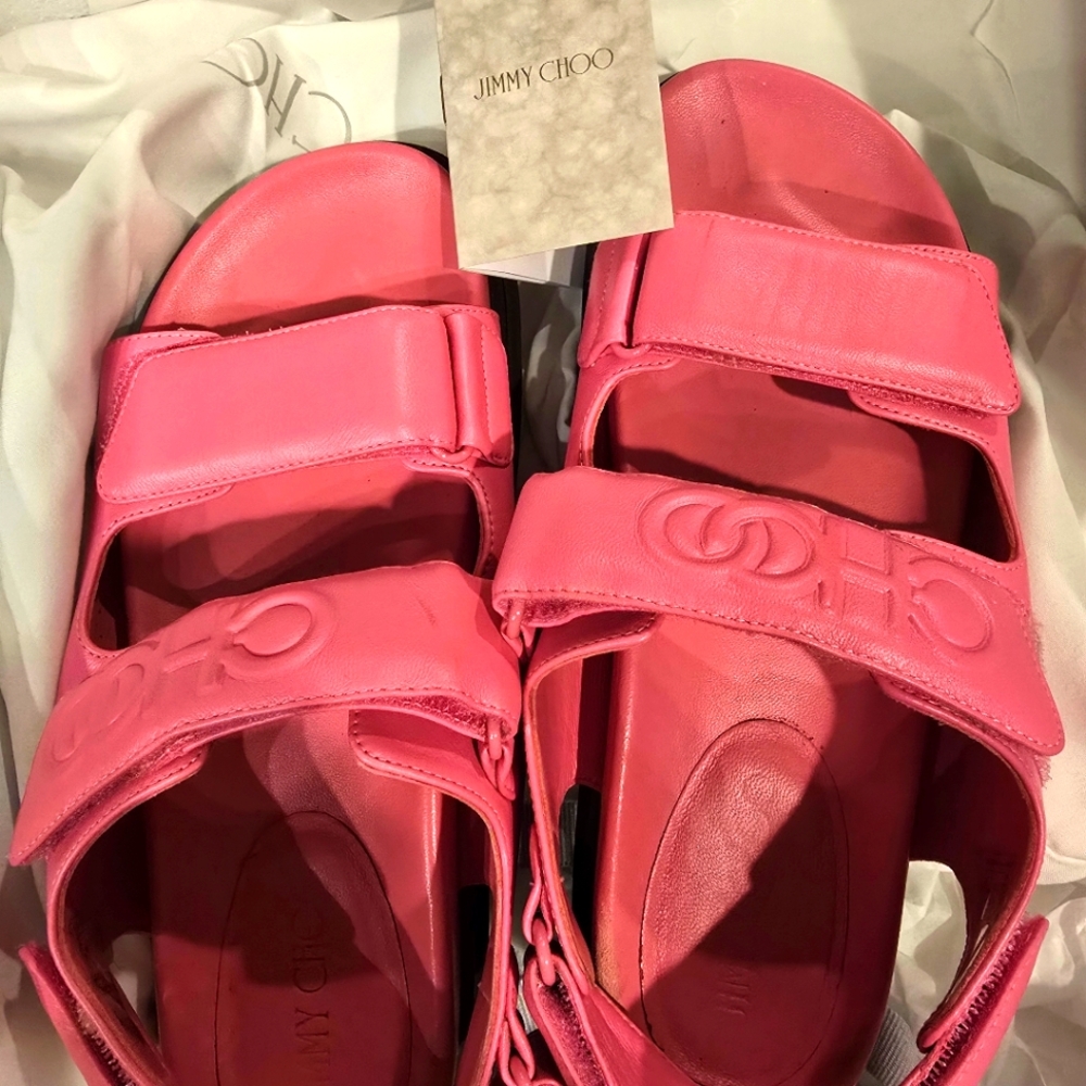 Jimmy Choo flat sandals sz 39